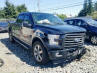 Black Ford F150 that sustained repairable collision damage.